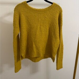 Cozy Mustard Sweater aerie